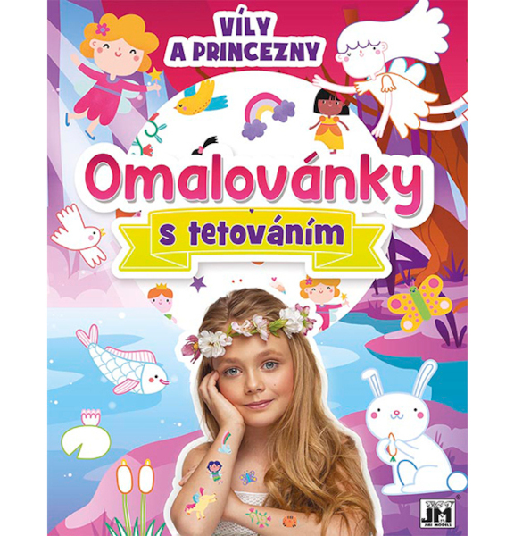 Omalovánky A4 s tetováním Víly a princezny 947667