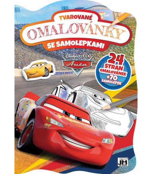 Omalovánky A4 Tvarované Cars 946375