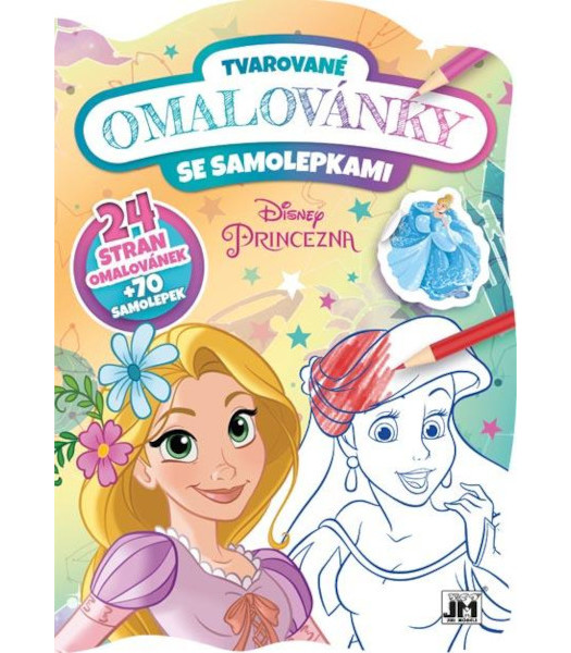 Omalovánky A4 Tvarované Princezny 946374