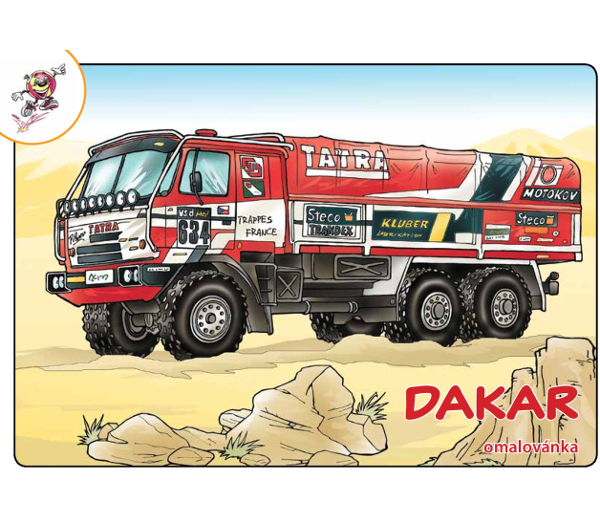 Omalovánky A5 Dakar 944404