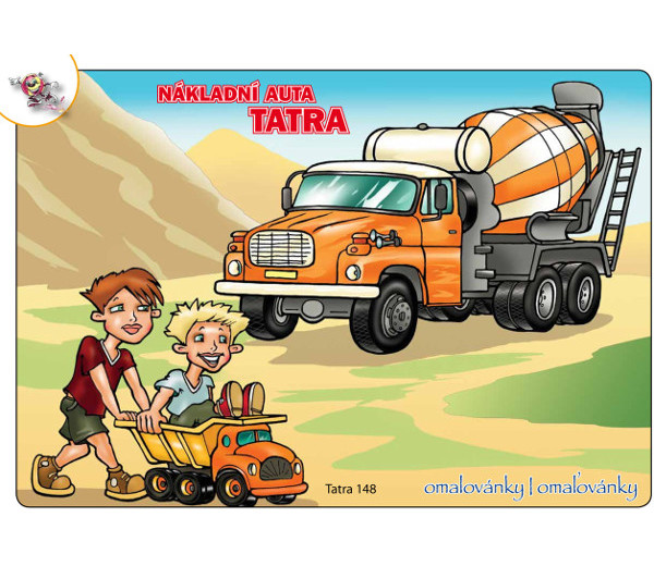 Omalovánky A5 Tatra nákladní auta 950282