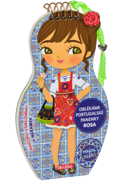 Omalovánky Oblékáme portugalské panenky Rosa 306444