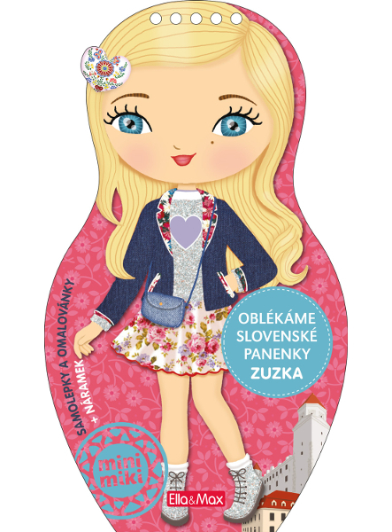 Omalovánky Oblékáme slovenské panenky Zuzka 306440