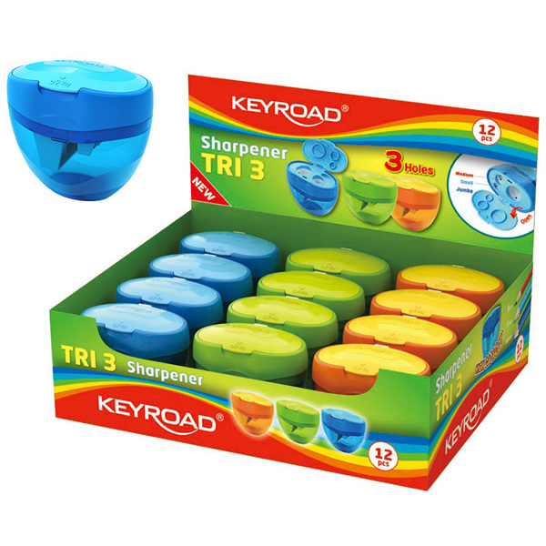 Ořezávátko KEYROAD Trio plast 302934