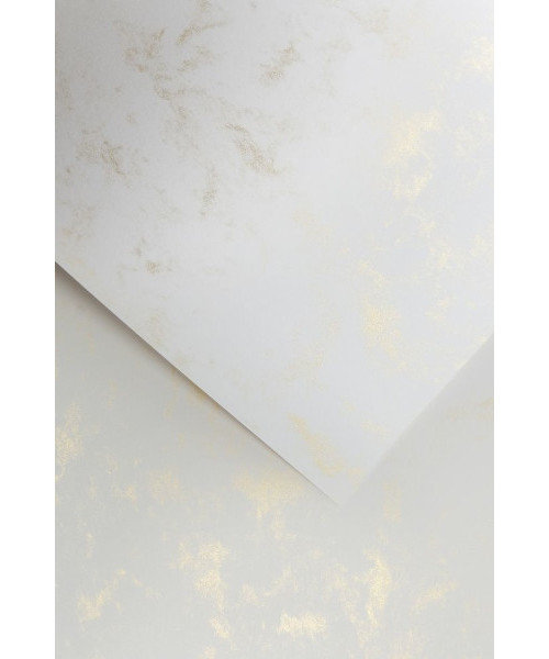 Ozdobný papír Mramor zlatý 220g 20ks 119793