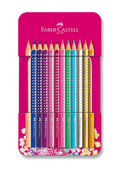 Pastelky Faber Castell Glitr 12ks 950184