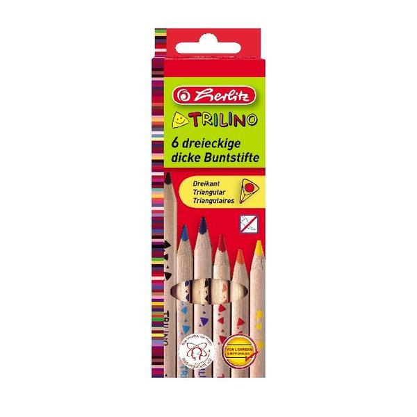 Herlitz Pastelky TRILINO 6ks 300541