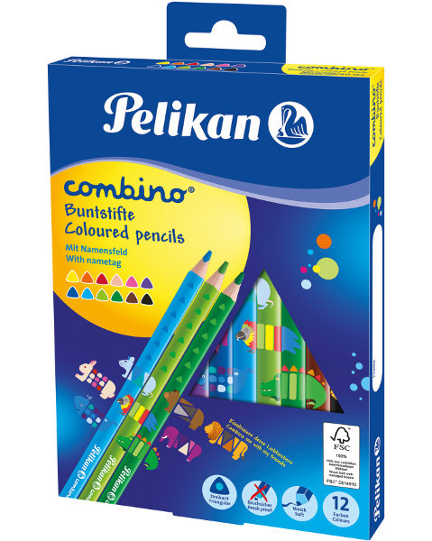 Pastelky Pelikan Combino 12ks 305791