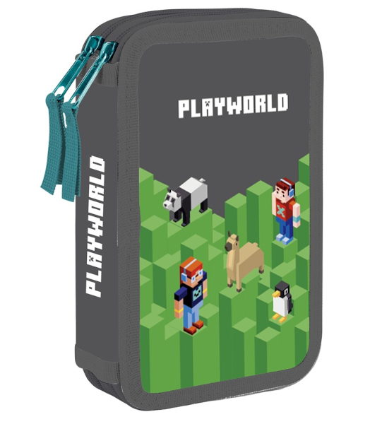 Penál dvoupatrový prázdný Playworld 313405