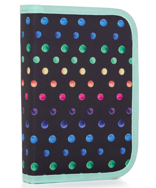 Penál jednopatrový prázdný 2 klopy Oxy Go Dots 313393