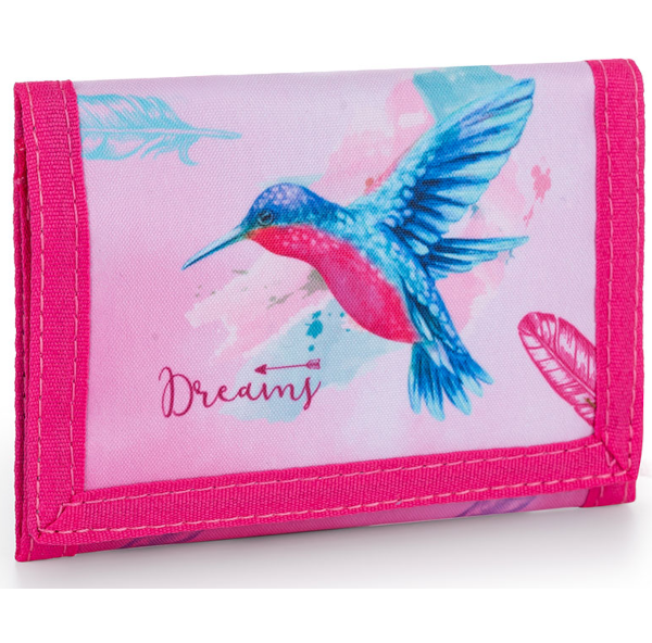 Oxybag Dětská textilní peněženka Kolibřík 309411
