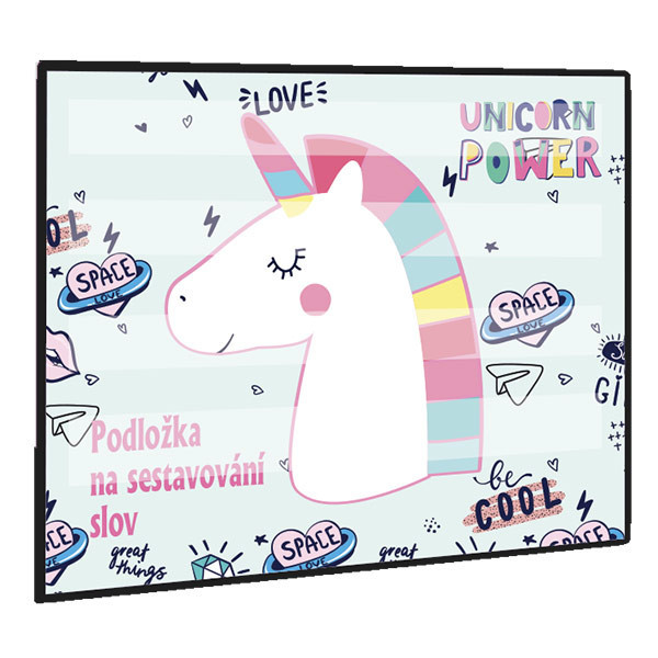Podložka na sestavování slov Unicorn Iconic 309661