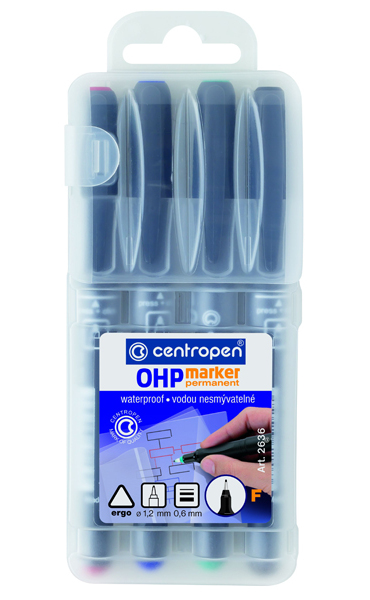 Liner Centropen 2636 OHP Permanent 4ks 190272