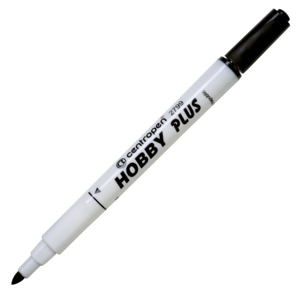 Popisovač Centropen 2799 Hobby plus černý 925179