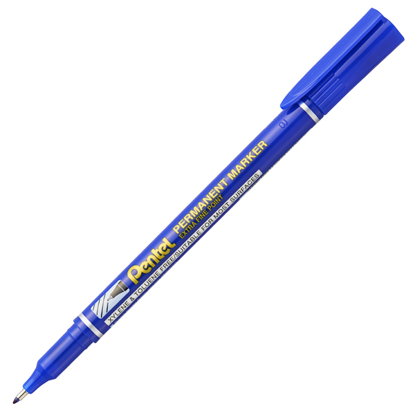 Popisovač Pentel NF450 permanent modrý 199778