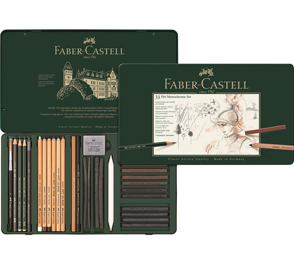 Faber-Castell PITT Monochrome set 33 112977 302373