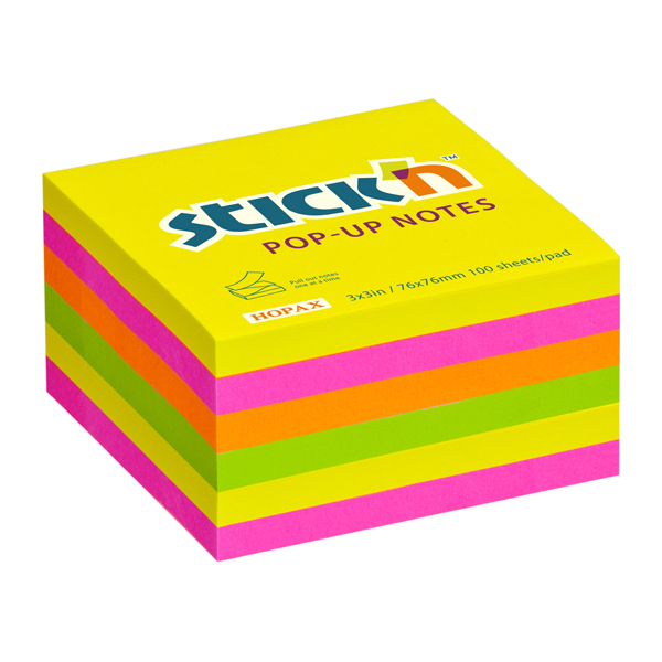 Samolepicí bloček „Z“ neon mix 402815