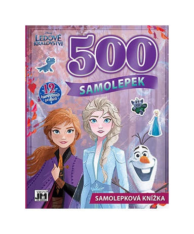 Samolepková knížka Ledové království 500 samolepek 309172
