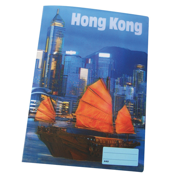 Sešit A4 čistý 440 40 listů 3D Hong Kong hongkong