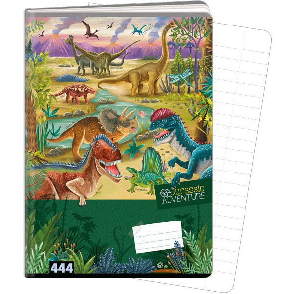 Sešit A4 Jurassic Adventure linkovaný 444 40 listů 313834