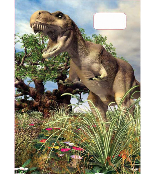 Sešit A5 linka 544 40 listů 3D Dinosauři dinosauri