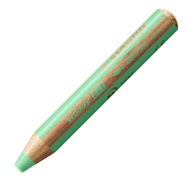 Stabilo woody pastelka 3 in 1 pastel zelená 308163