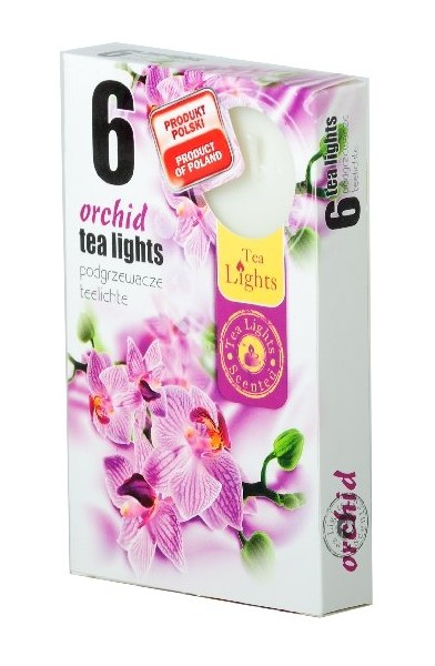 Svíčka čajová Orchid 6ks 952220