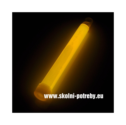 Svítící tyč Sport 16 cm žlutá 1ks 302397