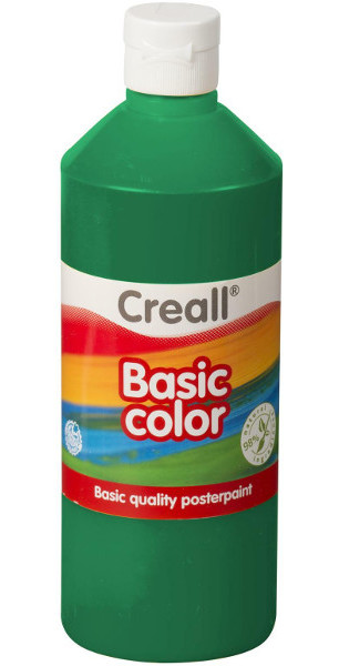 Tempera Creall basic 500ml tmavě zelená 999652