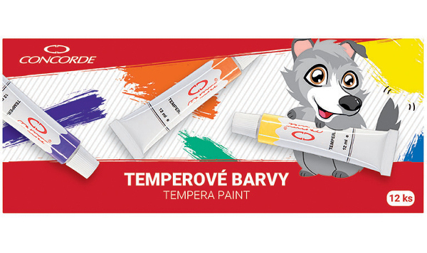 Temperové barvy 12ks Concorde 400124