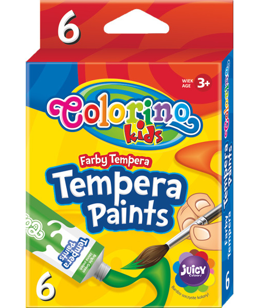 Temperové barvy 6 barev Colorino 952934
