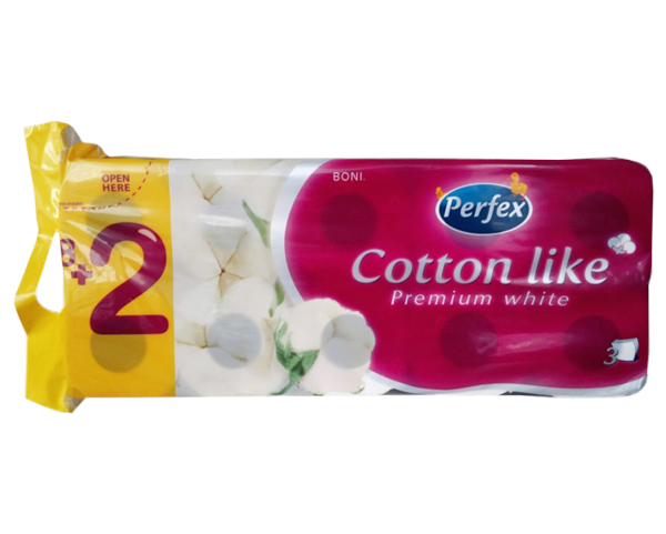Toaletní papír Perfex 3 vrstvý Cotton Like 10ks 310871