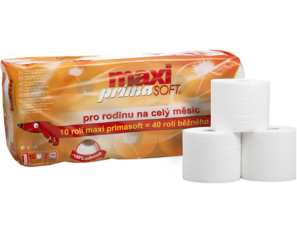 Toaletní papír Prima soft Maxi 10ks 310573