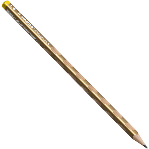 Tužka obyčejná Stabilo EASYgraph slim metallic zlatá HB 1ks levák 199740
