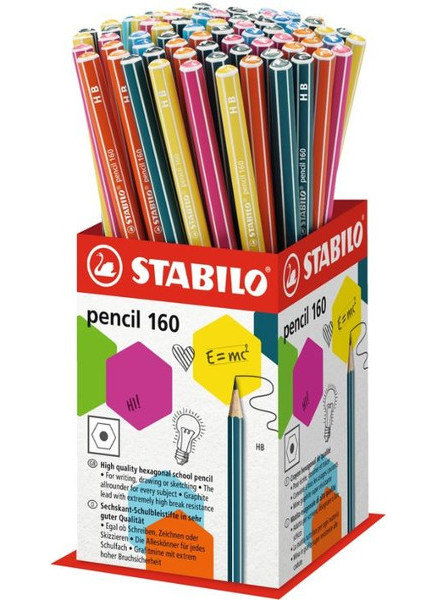 Tužka obyčejná Stabilo Pencil 160 HB mix 303178