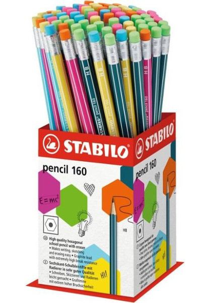 Stabilo Tužka obyčejná Stabilo Pencil 160 s pryží HB mix 303179