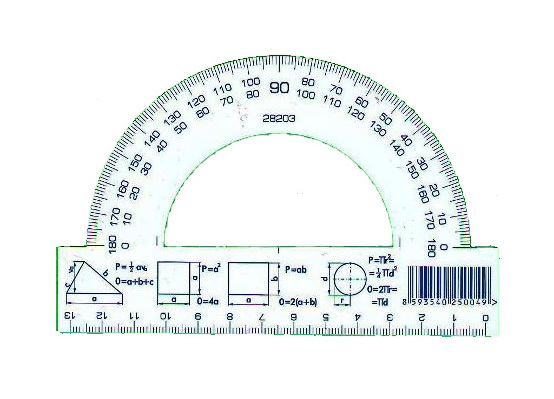 Úhloměr 180st./125 tištěný 800130