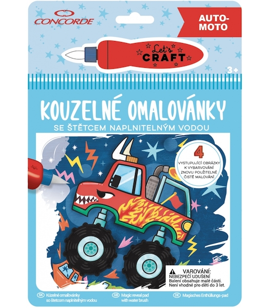 Vodové omalovánky Auto-moto 948586