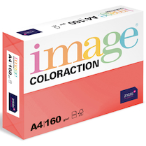 Barevný papír Image Coloraction A4 160g intenzivní jahodově červená 250 ks