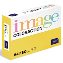 Barevný papír Image Coloraction A4 160g intenzivní sytá žlutá 250 ks