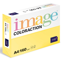 Barevný papír Image Coloraction A4 160g pastelově žlutá 250 ks