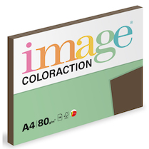 Barevný papír Image Coloraction A4 80g intenzivní hnědá 100 ks