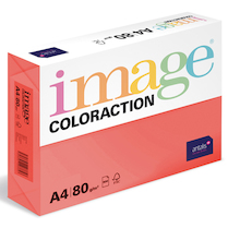 Barevný papír Image Coloraction A4 80g intenzivní jahodově červená 500 ks