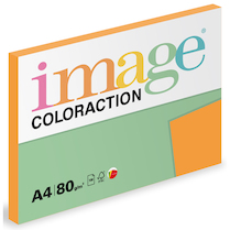 Barevný papír Image Coloraction A4 80g intenzivní sytá oranžová 100 ks