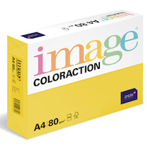 Barevný papír Image Coloraction A4 80g intenzivní sytá žlutá 500 ks