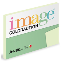 Barevný papír Image Coloraction A4 80g pastelově světle zelená 100 ks