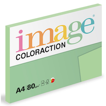Barevný papír Image Coloraction A4 80g pastelově zelená 100 ks