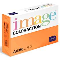 Barevný papír Image Coloraction A4 80g reflexní oranžová 500 ks