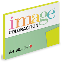 Barevný papír Image Coloraction A4 80g reflexní zelená 100 ks