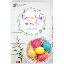 Barvy na vajíčka gelové neonové 5 ks v balení